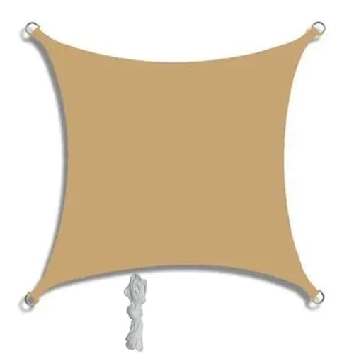 OZLCUA Outdoor-Markisen wasserdichte Sonnensegel Garten Canopi for Terrasse Auto Leinwand Markise Rechteck Pool Sonnenschutz(Yellow,3X3.0m) von OZLCUA