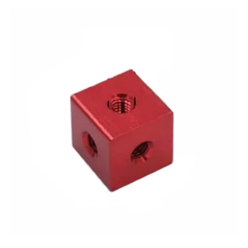 1PCS 3D Drucker Befestigung Stück Teile M8 M10 Mutter Block Stecker Cube Schraube DIY Zubehör(Burgundy,1pcs 30X30X30 M10) von OZLIYY
