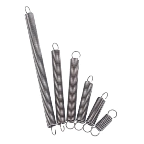 1Pc Verlängerung Zugfeder Federn Stahl Haken Expansion Draht Dia 1,0mm(1.0x8x80mm) von OZLIYY