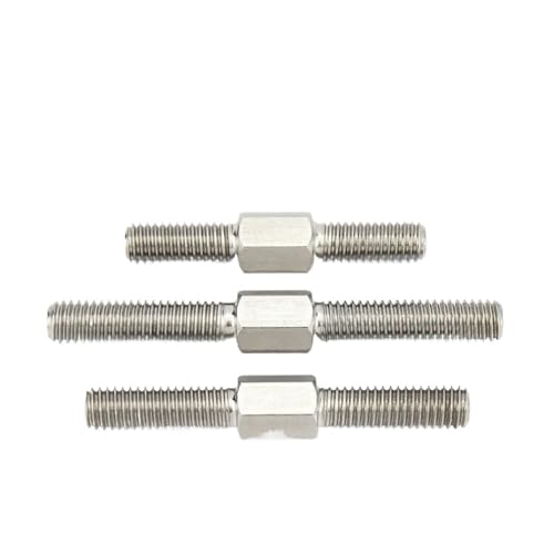 2 STÜCKE 304 Edelstahl Links- und Rechtsgewinde Doppelkopf-Gewindestange Doppelendgewindestange Stehbolzen M4 M5 M6 M8 M10 M12 M16(M4x70) von OZLIYY