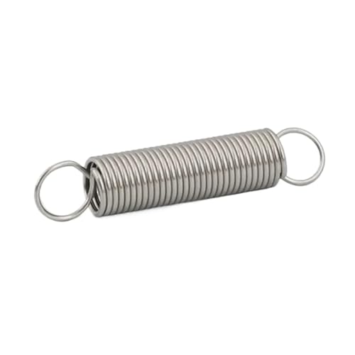 2 stücke Draht Durchmesser 1,0mm Edelstahl Zugfeder Mit Haken Verlängerung Außen-Ø 8mm-12mm Länge 20mm Bis 150mm(40pcs,8mm(OD)) von OZLIYY