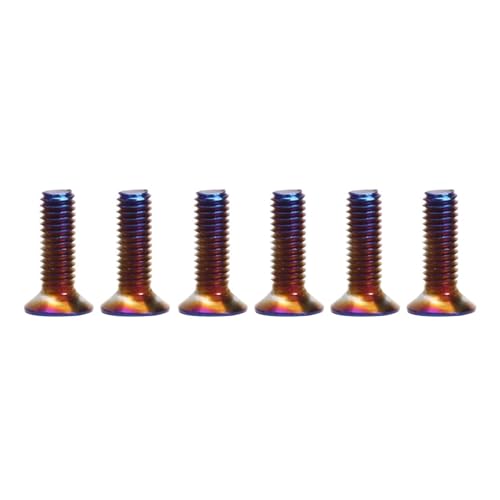 OZLIYY 6 Stück M5 x 15 mm, M5 x 20 mm, Sechskantschrauben for Autolenkräder(15 mm) von OZLIYY
