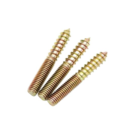 OZLIYY M6 M8 Doppelkopf-Bolzenaufhänger Selbstschneidende Schraube Holz-Metall-Dübel Endete Möbelbefestigung Schrauben(70mm,M6-5Pcs) von OZLIYY