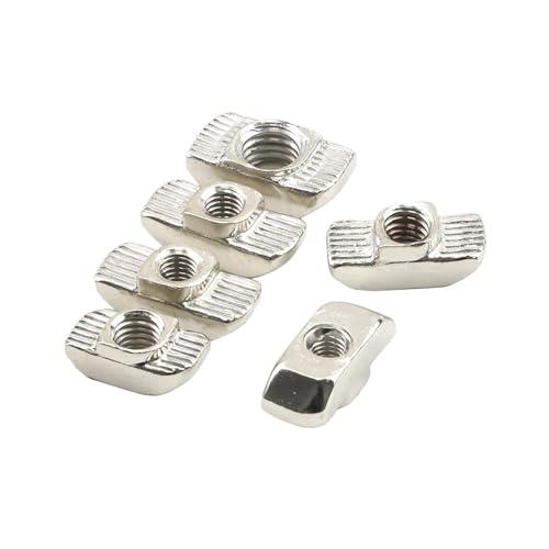 T-Muttern M3 M4 M5 M6 M8 Kohlenstoffstahl T-Nutmutter Hammerkopfbefestigung Gleitmutter for Aluminiumprofile der Serie 2020 3030 4040, 15 Stück(M4-30 15pcs) von OZLIYY