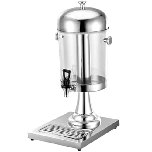Buffet Stainless Steel Juice Tripod Single Double Head Refrigeration Beverage Machine Transparent Cold Drink Machine(A) von OZLMBERN