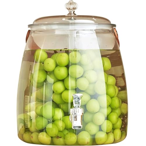 Große Kapazität Zitrone Obst Tee Eimer mit Wasserhahn Sommer Kühlwasser Eimer Kaltschaum Flasche Eis Eimer(3L) von OZLMBERN