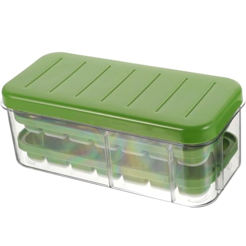 OZLMBERN Eisbox Ice Cube Form Silikon Eisschale Haushalt Küche Kühlschrank Lebensmittelqualität Pressentyp Eiszubereitungsbehälter von OZLMBERN