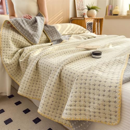 OZLMBERN Handtuchsofa Abdeckung Nickerchen Decke Klimasteindecke Reine Baumwollsommerkühle Decke dünne Decke OZLMBERN Handtuchsofa Abdeckung Nickerchen Decke Klimasteindecke Reine Baumwollsommerkühle Decke dünne Decke von OZLMBERN
