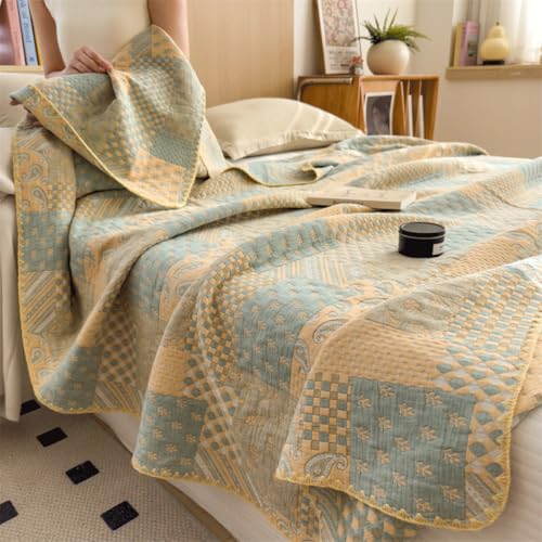 OZLMBERN Handtuchsofa Abdeckung Nickerchen Decke Klimasteindecke Reine Baumwollsommerkühle Decke dünne Decke OZLMBERN Handtuchsofa Abdeckung Nickerchen Decke Klimasteindecke Reine Baumwollsommerkühle Decke dünne Decke von OZLMBERN