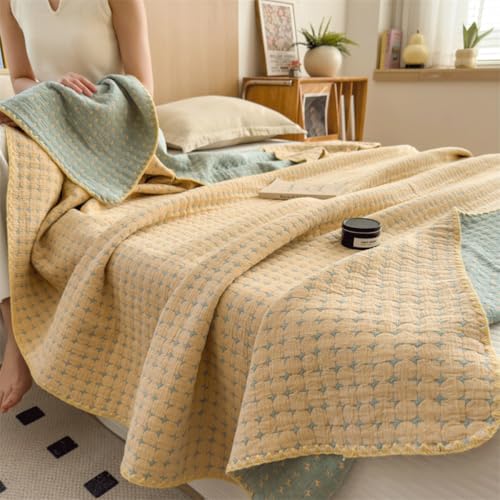 OZLMBERN Handtuchsofa Abdeckung Nickerchen Decke Klimasteindecke Reine Baumwollsommerkühle Decke dünne Decke OZLMBERN Handtuchsofa Abdeckung Nickerchen Decke Klimasteindecke Reine Baumwollsommerkühle Decke dünne Decke von OZLMBERN