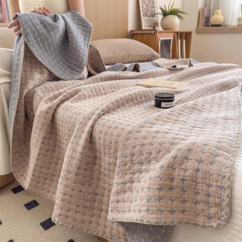 OZLMBERN Handtuchsofa Abdeckung Nickerchen Decke Klimasteindecke Reine Baumwollsommerkühle Decke dünne Decke OZLMBERN Handtuchsofa Abdeckung Nickerchen Decke Klimasteindecke Reine Baumwollsommerkühle Decke dünne Decke von OZLMBERN