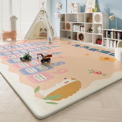 OZLMBERN Kinder Eisseide Teppich Wohnzimmer Kühlmatte Schlafzimmer Sommerkühlmatte Haushalt Babykriechmatte von OZLMBERN