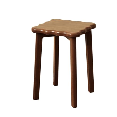 OZLMBERN Massivholzhocker Haushalt Faltbarer Stuhlplatzhocker Holzhocker Esshocker Roundhocker Stuhl Holzhocker von OZLMBERN
