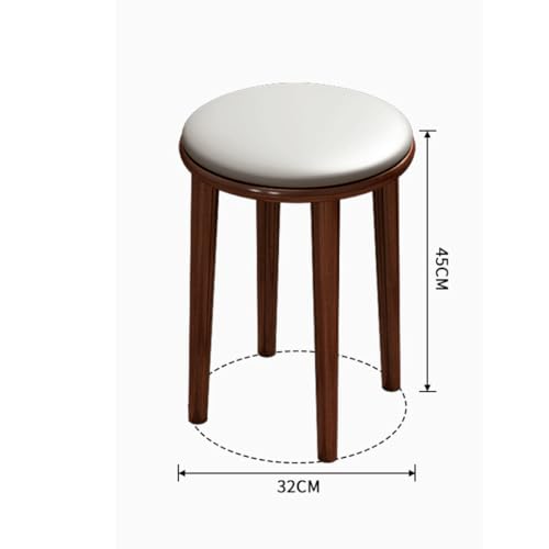 OZLMBERN Massivholzhocker Haushalt Faltbarer Stuhlplatzhocker Holzhocker Esshocker Roundhocker Stuhl Holzhocker von OZLMBERN