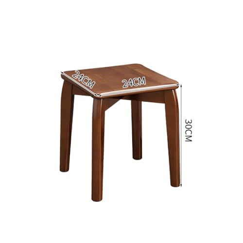 OZLMBERN Massivholzhocker Haushalt Faltbarer Stuhlplatzhocker Holzhocker Esshocker Roundhocker Stuhl Holzhocker von OZLMBERN