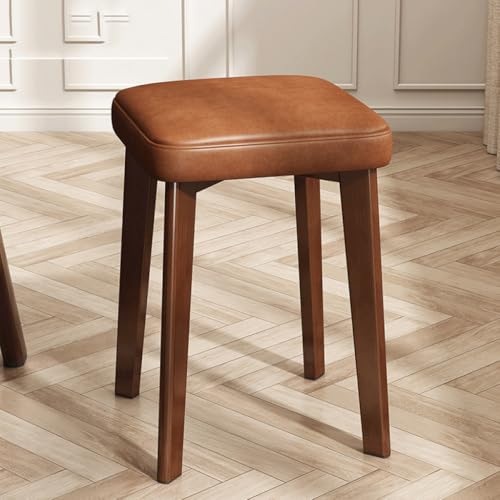 OZLMBERN Massivholzhocker Haushalt Faltbarer Stuhlplatzhocker Holzhocker Esshocker Roundhocker Stuhl Holzhocker von OZLMBERN