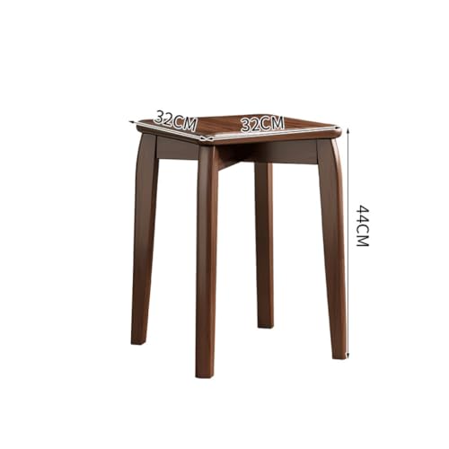 OZLMBERN Massivholzhocker Haushalt Faltbarer Stuhlplatzhocker Holzhocker Esshocker Roundhocker Stuhl Holzhocker von OZLMBERN