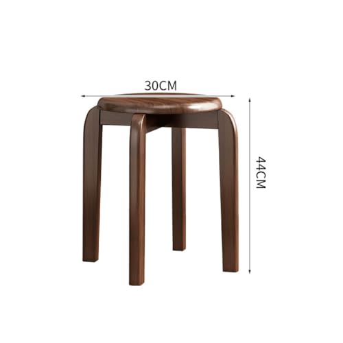 OZLMBERN Massivholzhocker Haushalt Faltbarer Stuhlplatzhocker Holzhocker Esshocker Roundhocker Stuhl Holzhocker von OZLMBERN