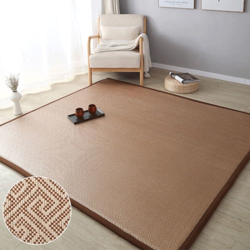 OZLMBERN Sommereiseide Seidenmatte japanische Matratze Schlafzimmer Bettdecke Bambus Matte Rattan Matte Floor Matte OZLMBERN Sommereiseide Seidenmatte japanische Matratze Schlafzimmer Bettdecke Bambus Matte Rattan Matte Floor Matte von OZLMBERN