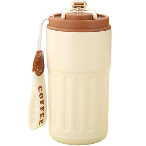 OZLMBERN Vakuumbecher 316 Edelstahl Kaffeetasse Intelligenter Wasserbecher mit Hebeseil Tragbarer Auto-Büro-Isolierbecher von OZLMBERN