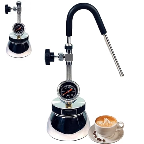 Dampfkochende Wasseraufschäummaschine, Milchaufschäumer For Den Außenbereich, Mit 3-Loch-Düse, Edelstahlkessel, Induktionskochfeldheizung, Mit Luftdruckmesser Dampfkochende Wasseraufschäummaschine, Milchaufschäumer For Den Außenbereich, Mit 3-Loch-Düse, Edelstahlkessel, Induktionskochfeldheizung, Mit Luftdruckmesser von OZPPM