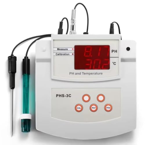 Desktop-Labor-PH-Meter, Labor-PH-Säure- und Alkalinitätstester, Desktop-Hochpräzisions-PH-Meter, PH-Temperatur-Zwei-in-Eins-Kalibrierungstester, for Labor, Ökologie von OZPPM