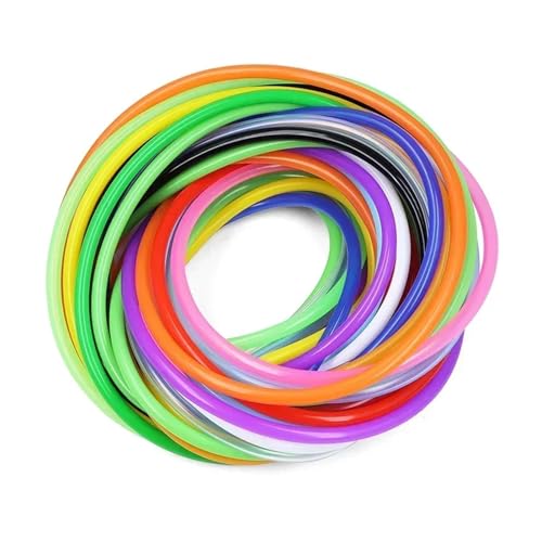 OZXJW 1 Meter bunter Silikonschlauch ID 1 2 3 4 5 6 7 8 9 10 12 14 16 18 20 25 mm Lebensmittelqualität Flexibler Getränkeschlauch Wasserschlauch(Yellow,1 Meter_0.5X1MM) von OZXJW