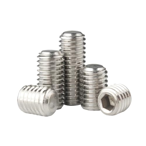 10 teile/los Hexagon Innensechskant-stellschraube Flache Spitze Allen Kopf M2 M2.5 M3 M4 M5 M6 M8 M10 M12 M14 M16 Edelstahl Headless(16mm,M2.5) von OZXLH