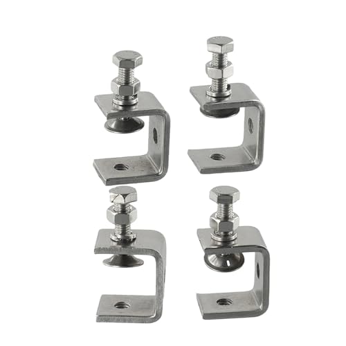 1/2/4 stücke C-klemme Schreibtisch Klemme Stahl Rohr Quadrat Holzbearbeitung Einstellbare Feste Halter Clip Multi-funktion Hardware Befestigungen(1pcs) von OZXZH