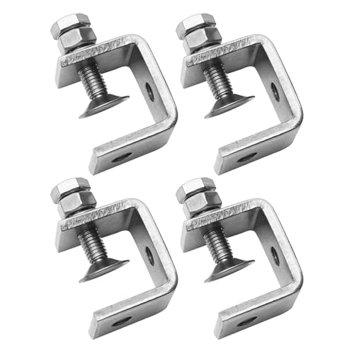 1/2/4 stücke Edelstahl C Klemmen Klemme for Montage U Kleine Schreibtisch Schweißen Und Bau Arbeiten(4pcs) von OZXZH