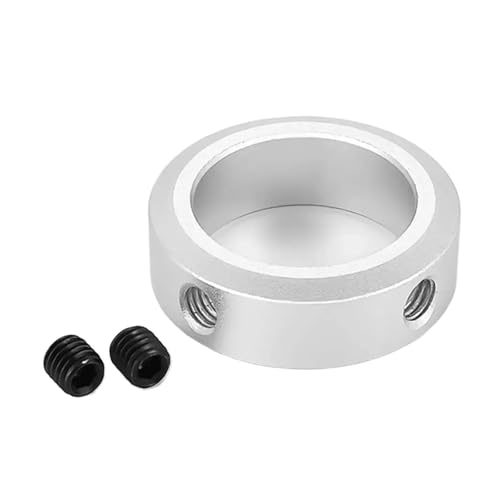 1 STÜCK 6-30 mm Durchmesser Anschlagschraube Typ Fester Verriegelungsbegrenzungsring mit Schrauben Wellenkragen aus Aluminiumlegierung Halteringhalter Locator(SCC6 6-12-6) von OZXZH