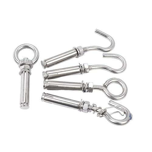 1 STÜCKE 304 M8 M10 M12 Edelstahl Dehnschrauben Warmwasserbereiter Haken Universalring Burst Bolt(M12 Normal hook) von OZXZH