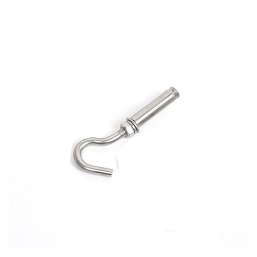 1 STÜCKE M6 M8 M10 Bolzen Dehnschrauben Haken 304 Edelstahl for Korb Deckenventilator(Open hook,M8) von OZXZH