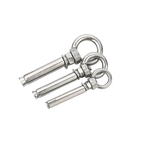 1 STÜCKE M6 M8 M10 M12 304 Edelstahl Dehnschraube Haken Universal Hebering Bolzen Auge Schaukel Hardware(M8x60mm) von OZXZH