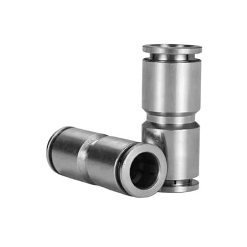 1 STÜCKE PU PG Messing Metall Pneumatische Schnellkupplung Gerade Durch 4 6 8 10 12 MM Luftkompressorschlauch Hochdruckanschluss(PG6-4MM) von OZXZH