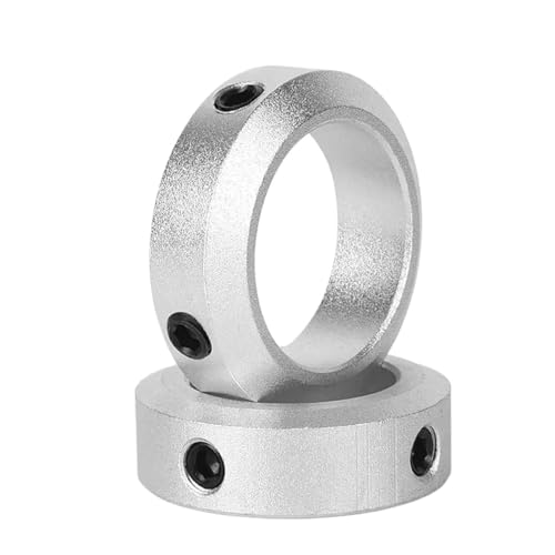 1 Stück Aluminiumlegierung Fester Verriegelungsbegrenzungsring Anschlagschraube Typ Halter Locator Wellenkragen mit Schrauben 6-30 mm Durchmesser(SCC18 18-32-10) von OZXZH
