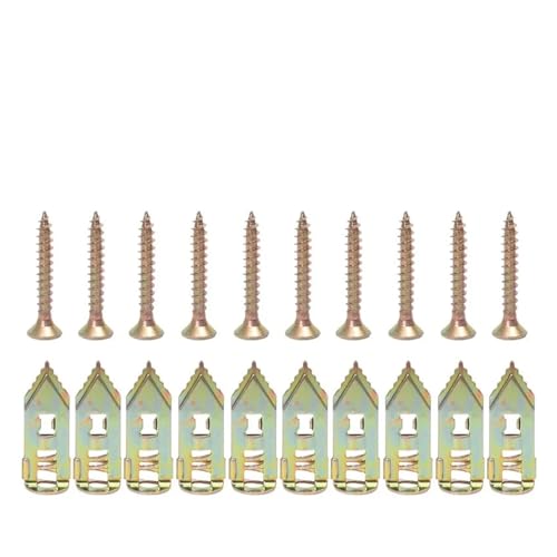 10/100 Stück selbstbohrende Trockenbauanker, Dehnschrauben, Hohlraumdübel for Gipskartonplatten, Heimwerken, Befestigung for Aufhängen von Bilderrahmen(30 Sets) von OZXZH
