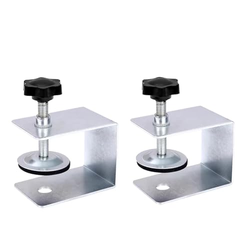 2/4PCS Holzbearbeitung Jig Schrank Tool Home Möbel Stahl Schublade Front Installation Klemmen Panel Clips Zimmerei Werkzeuge(2PCS) von OZXZH