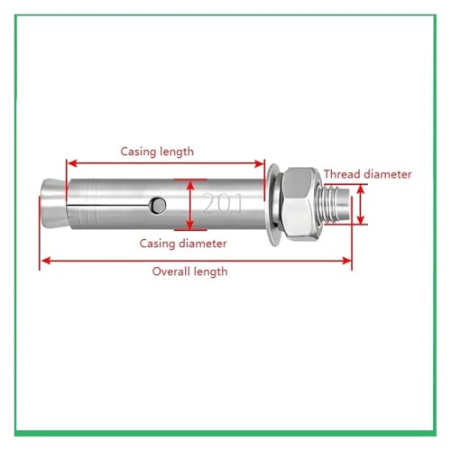 201 Edelstahl Explosive Expansion Bolzen Ziehen Und Erweitern Die Schraube Der Externe Rohr M6-M16(M12x70mm(4pcs)) von OZXZH
