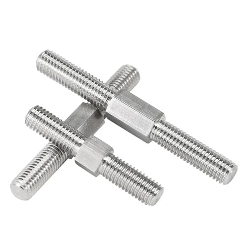 304 Edelstahl Doppel Gewindestange M3 M4 M5 M6 M8 M10 M12 M14 M16 Links Gewinde Rechts Gewinde Doppel Gewinde Stange Bolzen(M16x140-1Pcs) von OZXZH