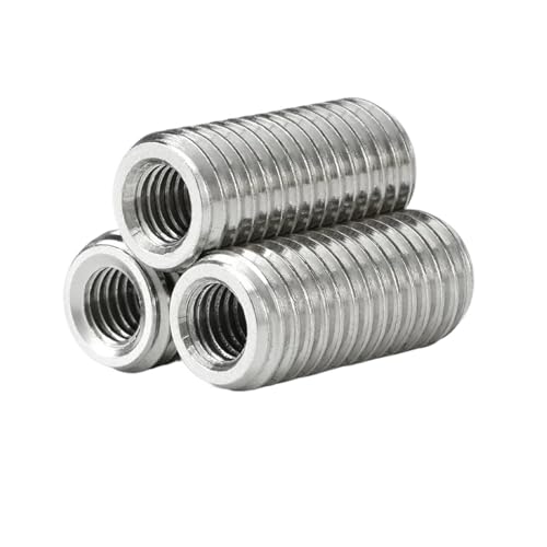304 Edelstahl Innen Außengewinde Adapter Schraube Mantel Gewindeeinsatz Hülse Konvertierungsmuttern M2 M2.5 M3 M4 M5 M6 ~ M12(20mm,M12xM20 (1Pcs)) von OZXZH