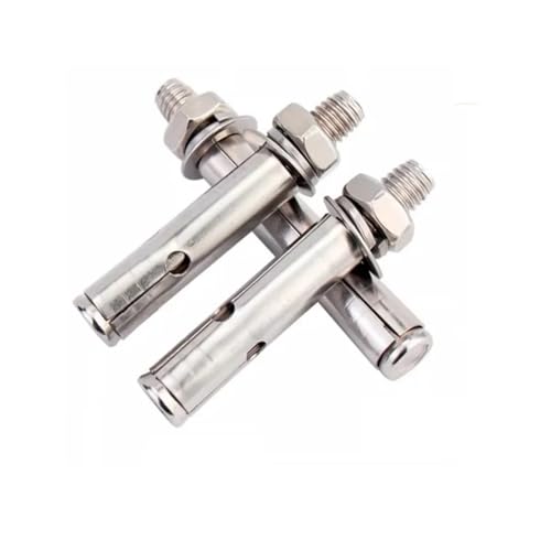 304 Edelstahl M6 M8 Expansion Bolzen Schraube Anker Hülse Beton Stange Wand Verschluss Selbstschneidende Nagel Hex Buchse Köpfe(M6X50) von OZXZH