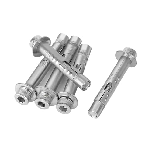 304 Edelstahl Sechskant Expansionsschrauben Implosion Betonanker Bolzen M6 - M12(120mm,M8(2Pcs)) von OZXZH