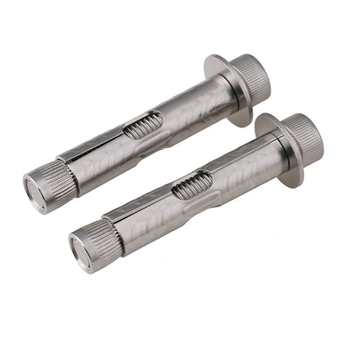 304 Edelstahl eingebaute Expansionsschraube Innenschraube Implosion Sechskant Sockenschrauben M6-M12 1 Stück(80mm,M10) von OZXZH