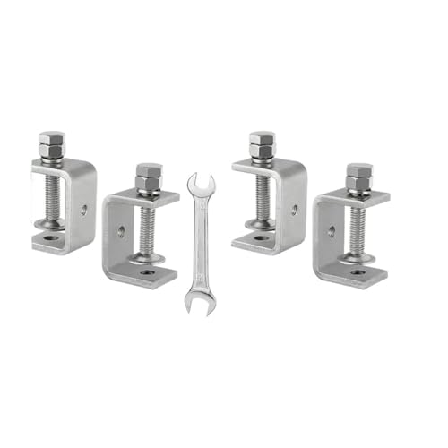 4 Stück C-Klemme aus Edelstahl 304, Tiger-Holzbearbeitung, Hochleistungsklemmen for Schweißarbeiten, 45 mm von OZXZH