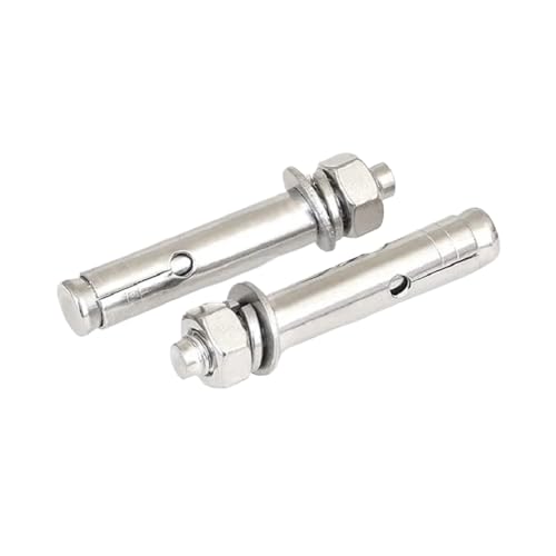 Explosive Expansionsschraube aus Edelstahl 304 M6-M20 mit Sechskantschraube Hülse für Betonankerbolzen(M6x100mm(5pcs)) von OZXZH