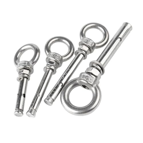 M6-M20 304 Edelstahl-Expansionsbolzen mit Ringwandankern, Augenschrauben(M6x120mm-5pcs) von OZXZH