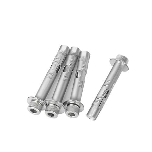 M6 M8 M10 M12 304 Edelstahl Sechskant Innensechskantkopf Eingebaute Dehnschrauben Implosion Betonankerbolzen(M8x50mm-2pcs) von OZXZH