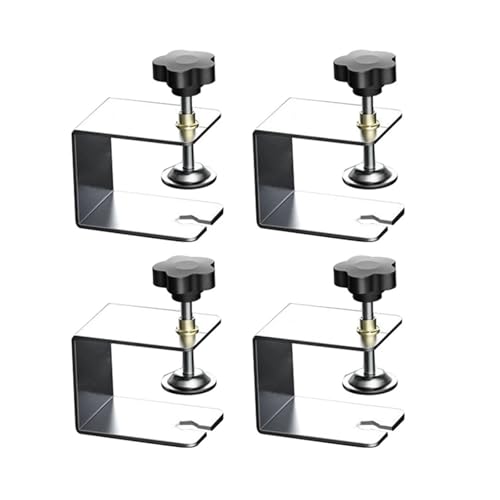 Schrankbeschlaglehre, 4er-Pack C-Klemmen for die Installation von Schubladenfronten, Einrahmung Tisch-Schreibtischplatten Schrankbeschlaglehre, 4er-Pack C-Klemmen for die Installation von Schubladenfronten, Einrahmung Tisch-Schreibtischplatten von OZXZH