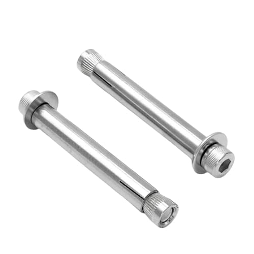 Wkooa Innensechskantschraube Spreizdübel Drop in Hülse(M12x150 Pack 5) von OZXZH